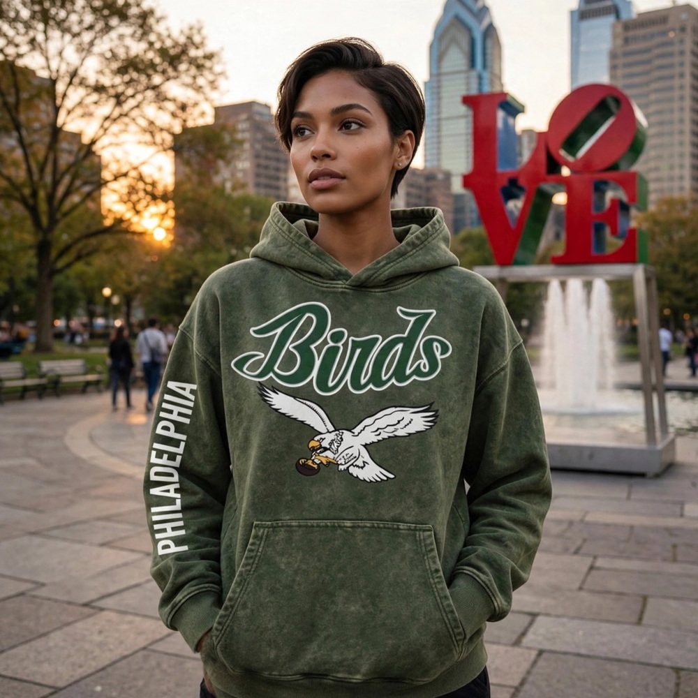 Master Fashion, Philadelphia football oversize hoodie